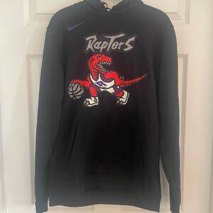 Nike Black Raptors Sweater with Red Graphic
